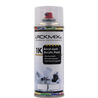 1K Spraydose RAL Acryl Einschichtlack Farben. Glänzend, seidenmatt oder matt. 400ml.