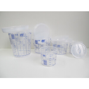 10x385ml. MP Mischbecher / Farbmischbecher /...
