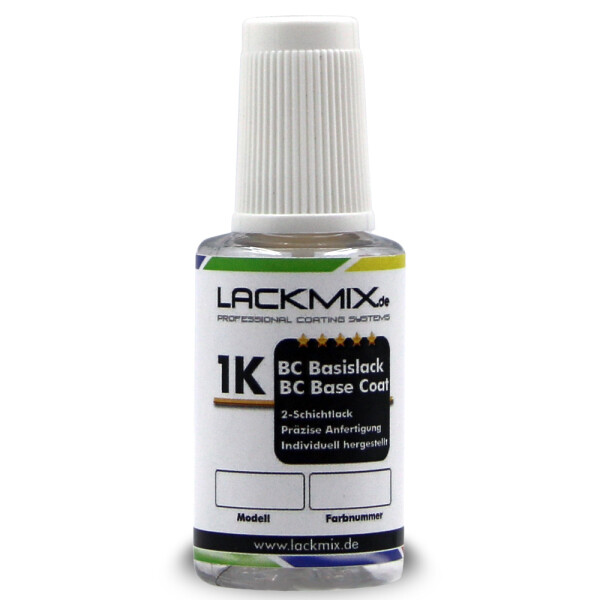 SD COLORS Lackstift 149 Polarweiß – 20 Ml – Für Mercedes Und Andere – 2-in-1-Applikator (Pinsel & Nadel) – Schnelltrocknend, Made In EU