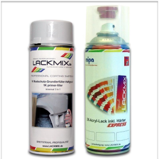 2K Spraydose RAL 2012 Lachsorange / Acryl Express 2K Lackspray (400ml) / Glanzgrad & Set wählbar / Lackmix
