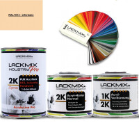 2K Lack RAL 1014 Elfenbein / RAL Acryl Express Einschichtlack / Alle Mengen & Sets / Lackmix