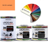 2K Lack RAL 1034 Pastellgelb / RAL Acryl Express Einschichtlack / Alle Mengen & Sets / Lackmix