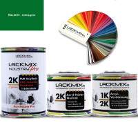2K Lack RAL 6016 Tuerkisgrün / RAL Acryl Express Einschichtlack / Alle Mengen & Sets / Lackmix