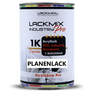 Planenlack / 1K Acryl RAL Planenfarben für LKW PVC...