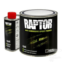 Raptor EP Epoxy 2K Primer Grundierung, grau. Set (1,0 o. 5,0 Ltr) wählbar / Upol