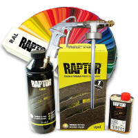 Raptor Lack 2K Beschichtung. Alle 1er Sets, U