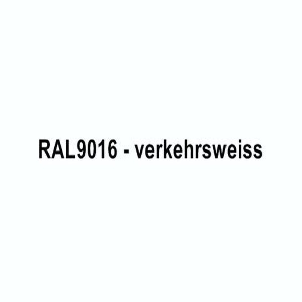 RAL 9016 Verkehrsweiss