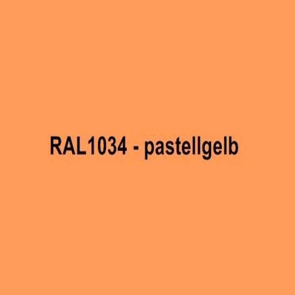 RAL 1034 Pastellgelb