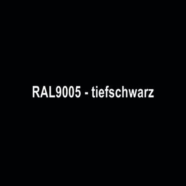 RAL 9005 Tiefschwarz