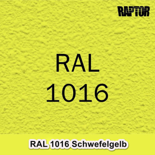 Raptor RAL 1016 Schwefelgelb