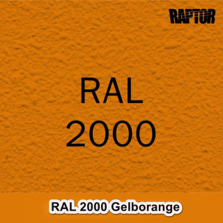 Raptor RAL 2000 Gelborange