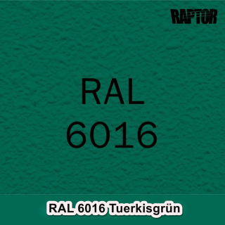 Raptor RAL 6016 Tuerkisgrün