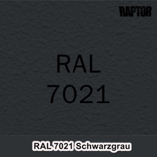 Raptor RAL 7021 Schwarzgrau