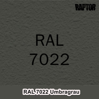 Raptor RAL 7022 Umbragrau