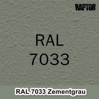 Raptor RAL 7033 Zementgrau
