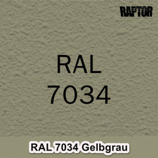 Raptor RAL 7034 Gelbgrau