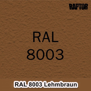 Raptor RAL 8003 Lehmbraun