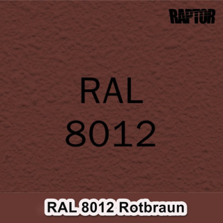 Raptor RAL 8012 Rotbraun