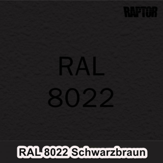 Raptor RAL 8022 Schwarzbraun