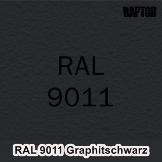 Raptor RAL 9011 Graphitschwarz