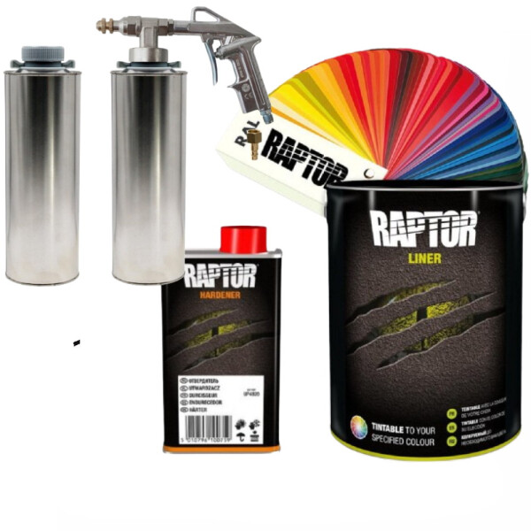 4 L (3+1) Gebinden Set mit Profi UBS Pistole/Füllbecher