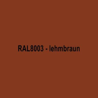RAL 8003 Lehmbraun
